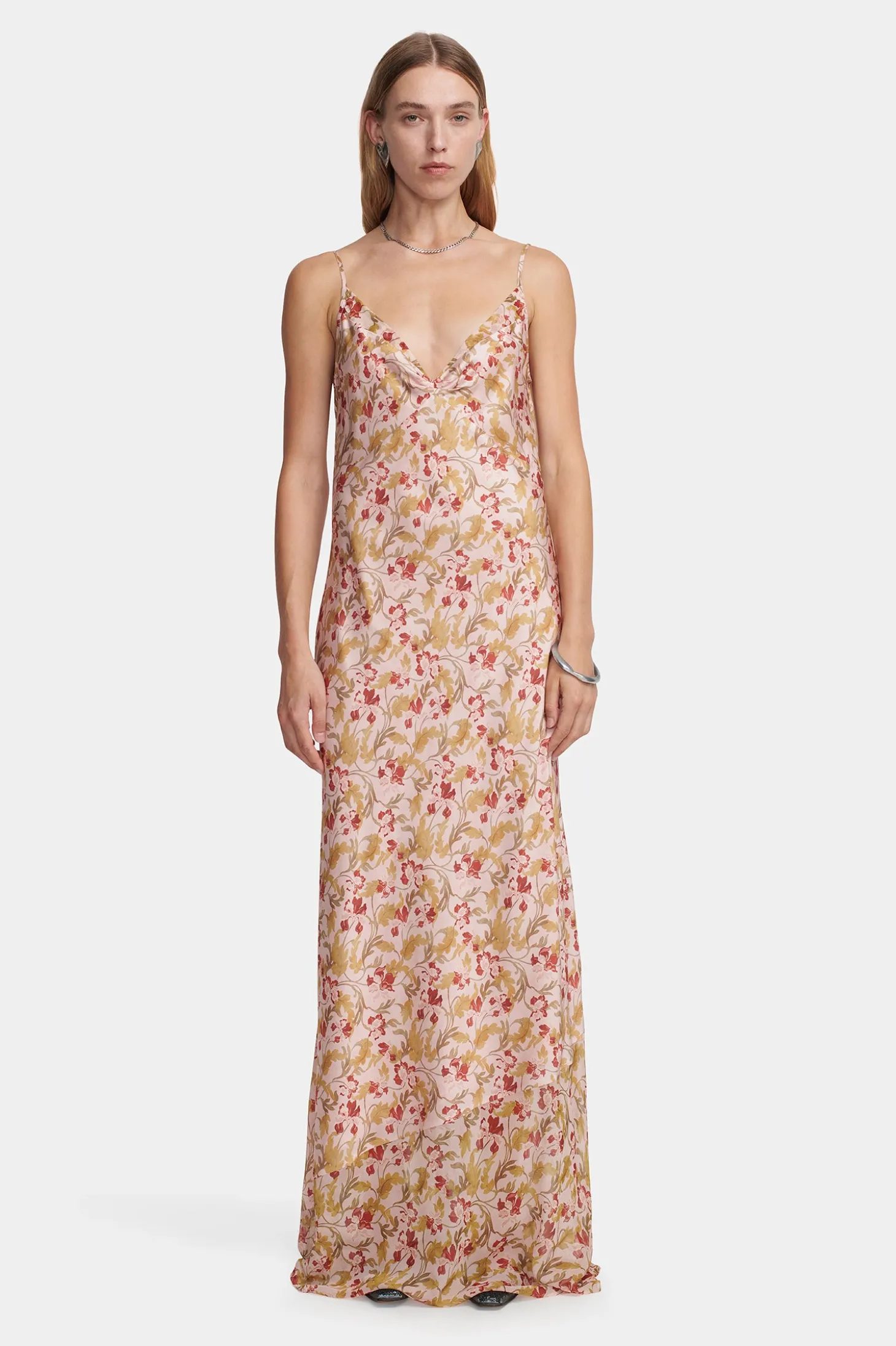 Aggie Maxi Dress Pink Vine