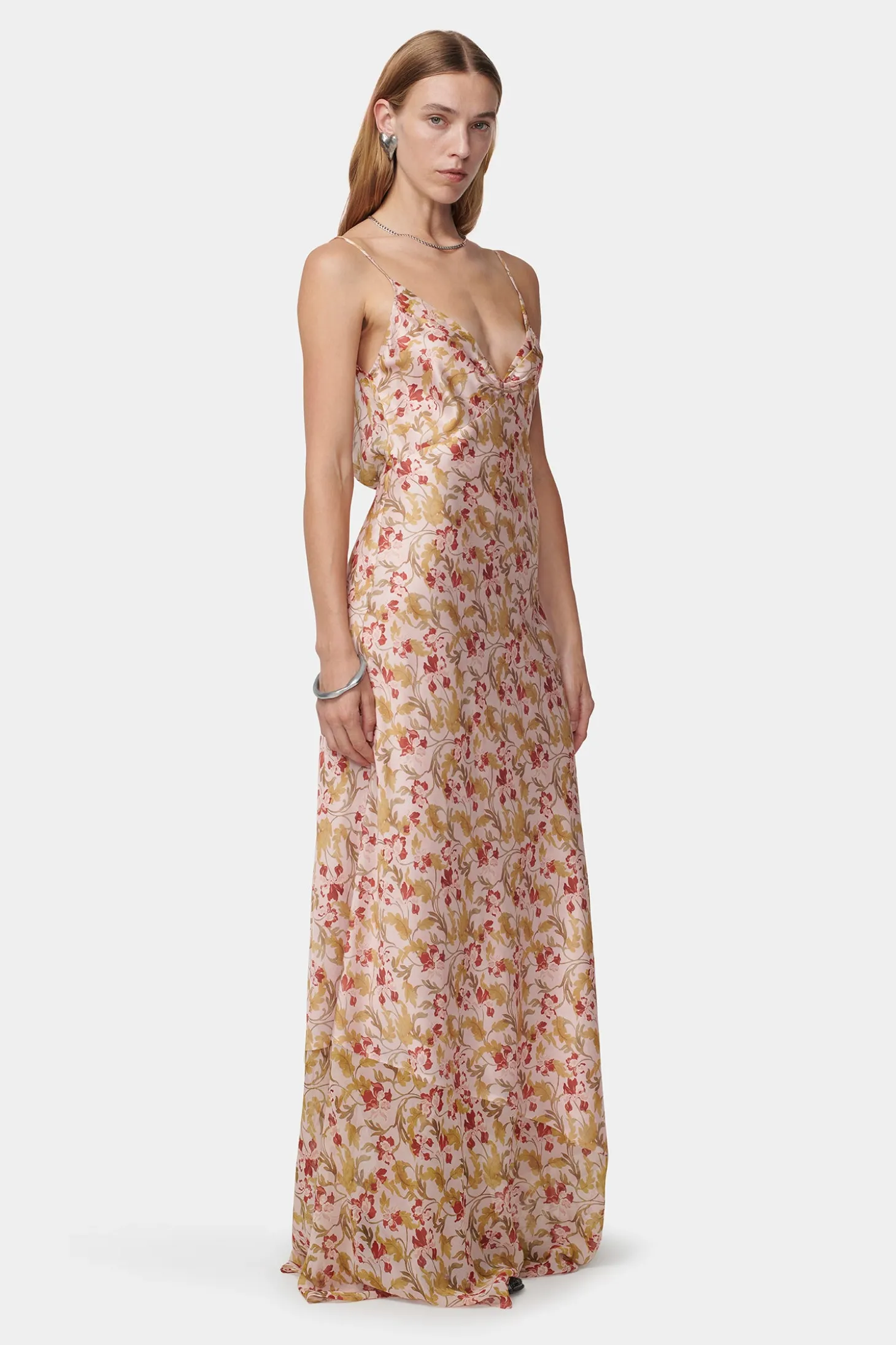 Aggie Maxi Dress Pink Vine