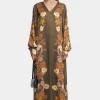 Agnes Dress Moss Floral
