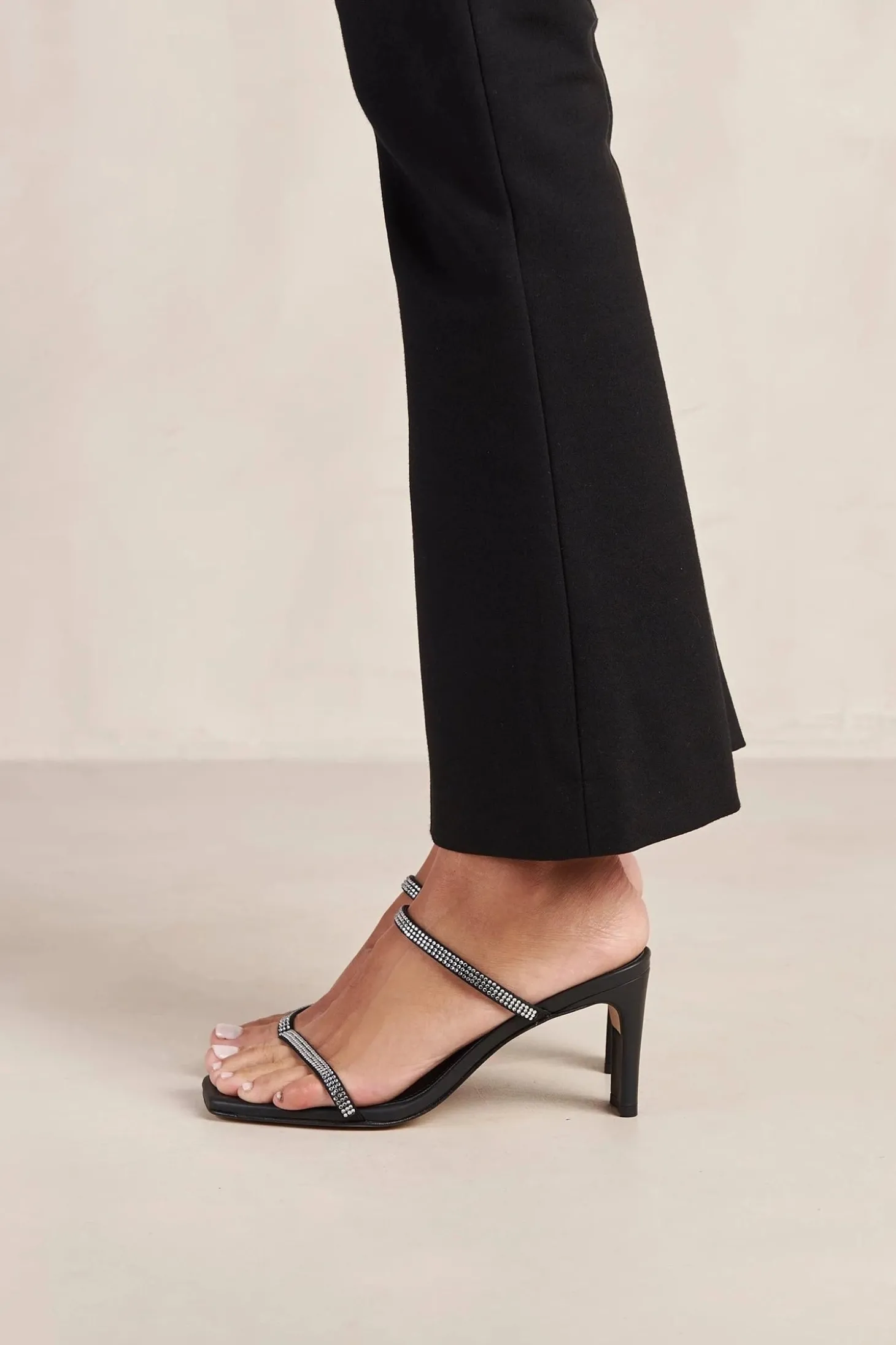 Alohas Cannes Heel Glow Black
