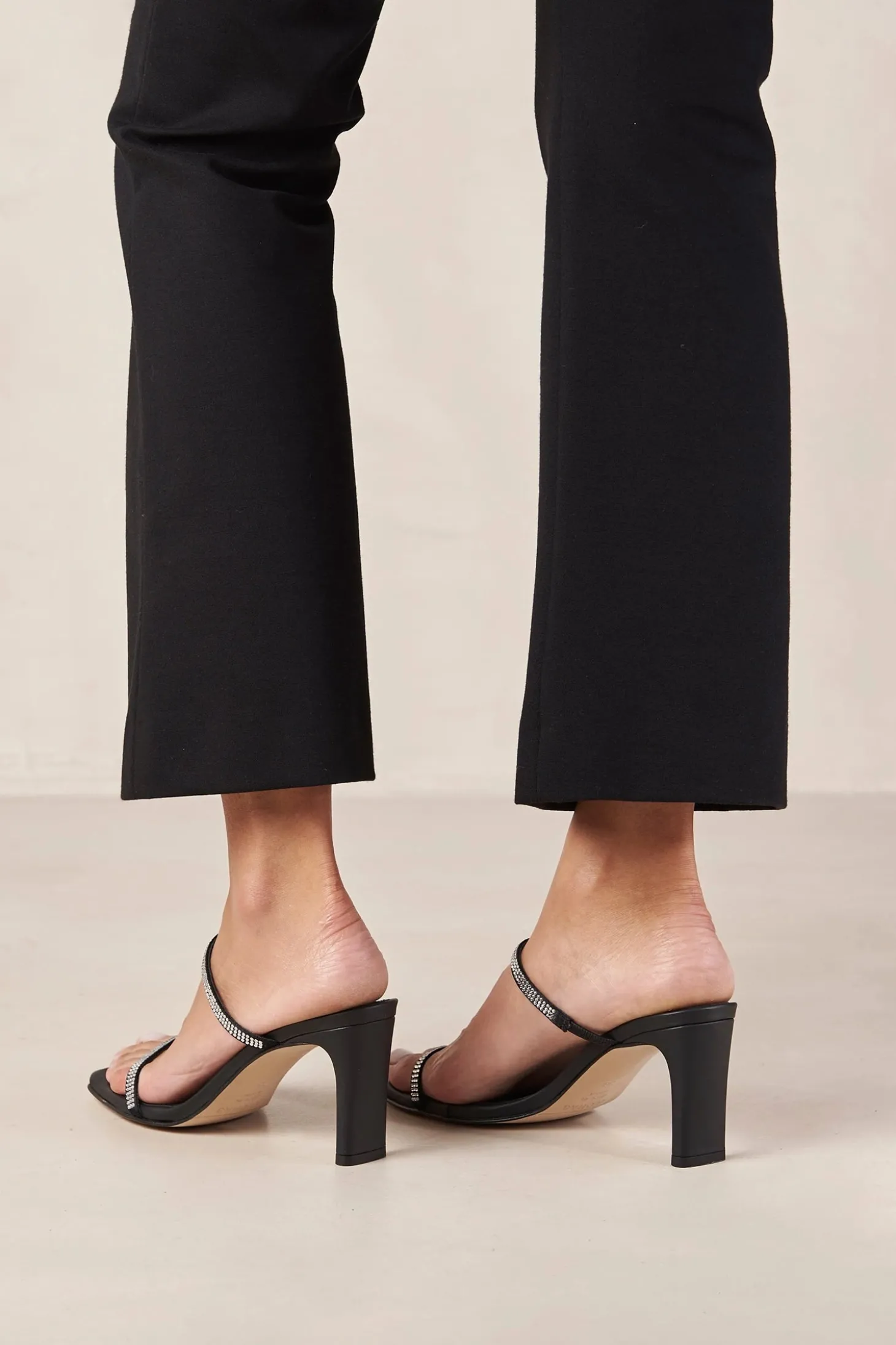 Alohas Cannes Heel Glow Black