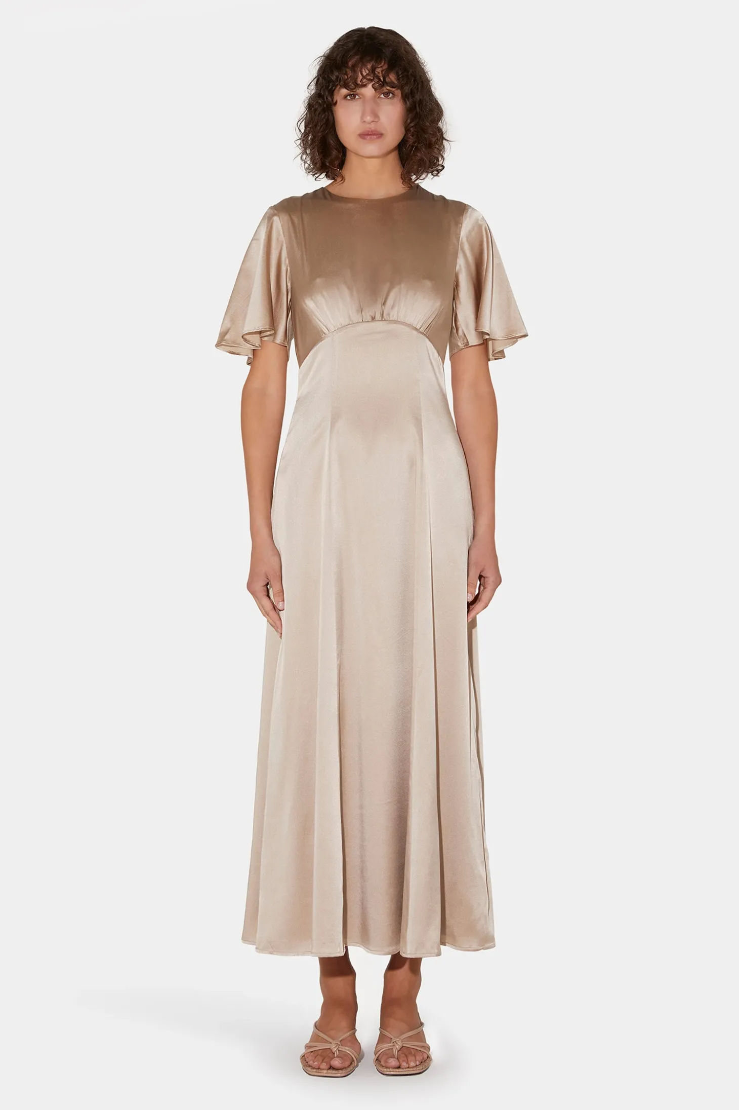 Amber Dress Almond
