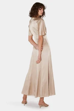 Amber Dress Almond