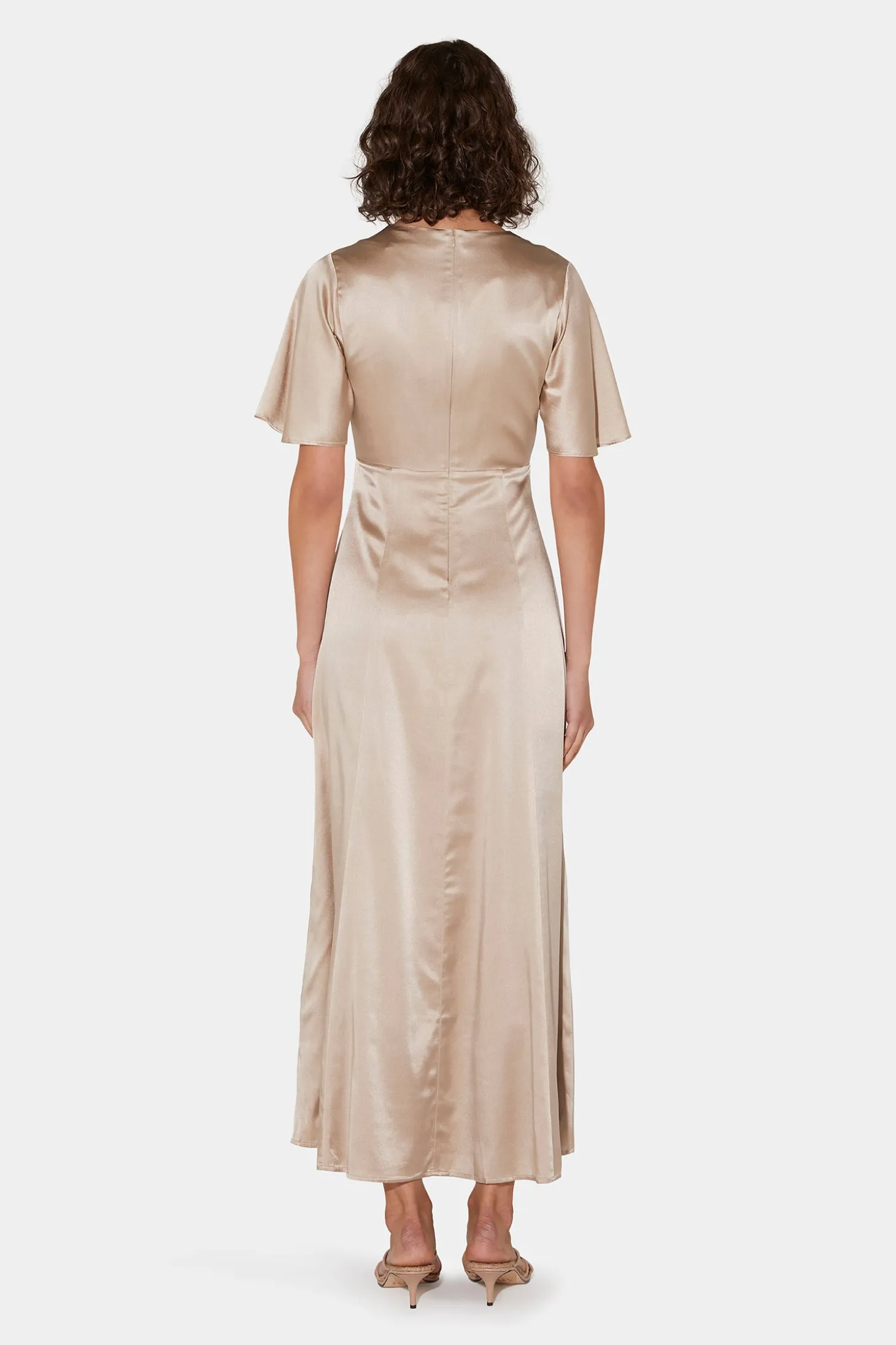 Amber Dress Almond