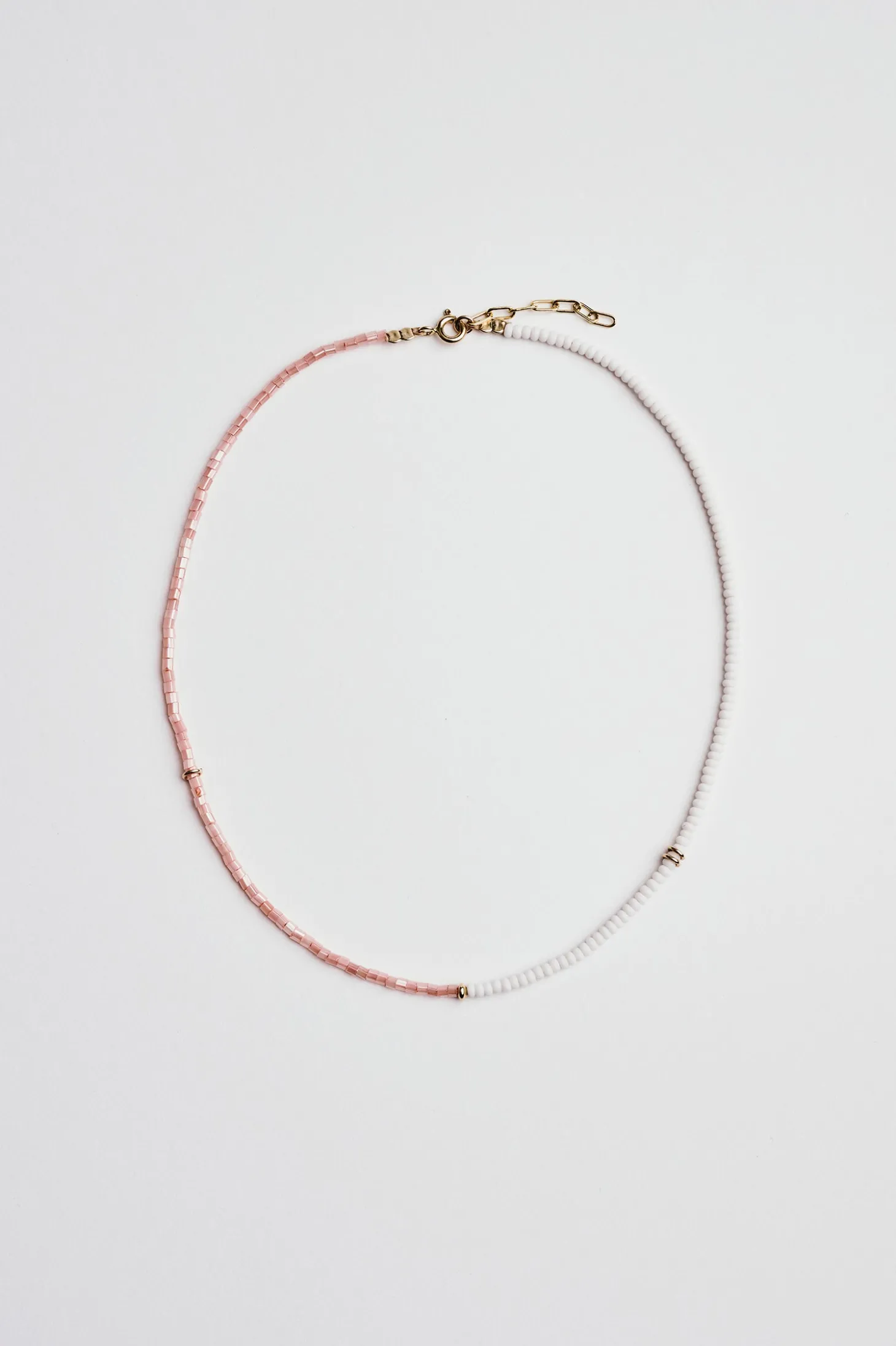 Athena + Co Reflects Necklace Peach