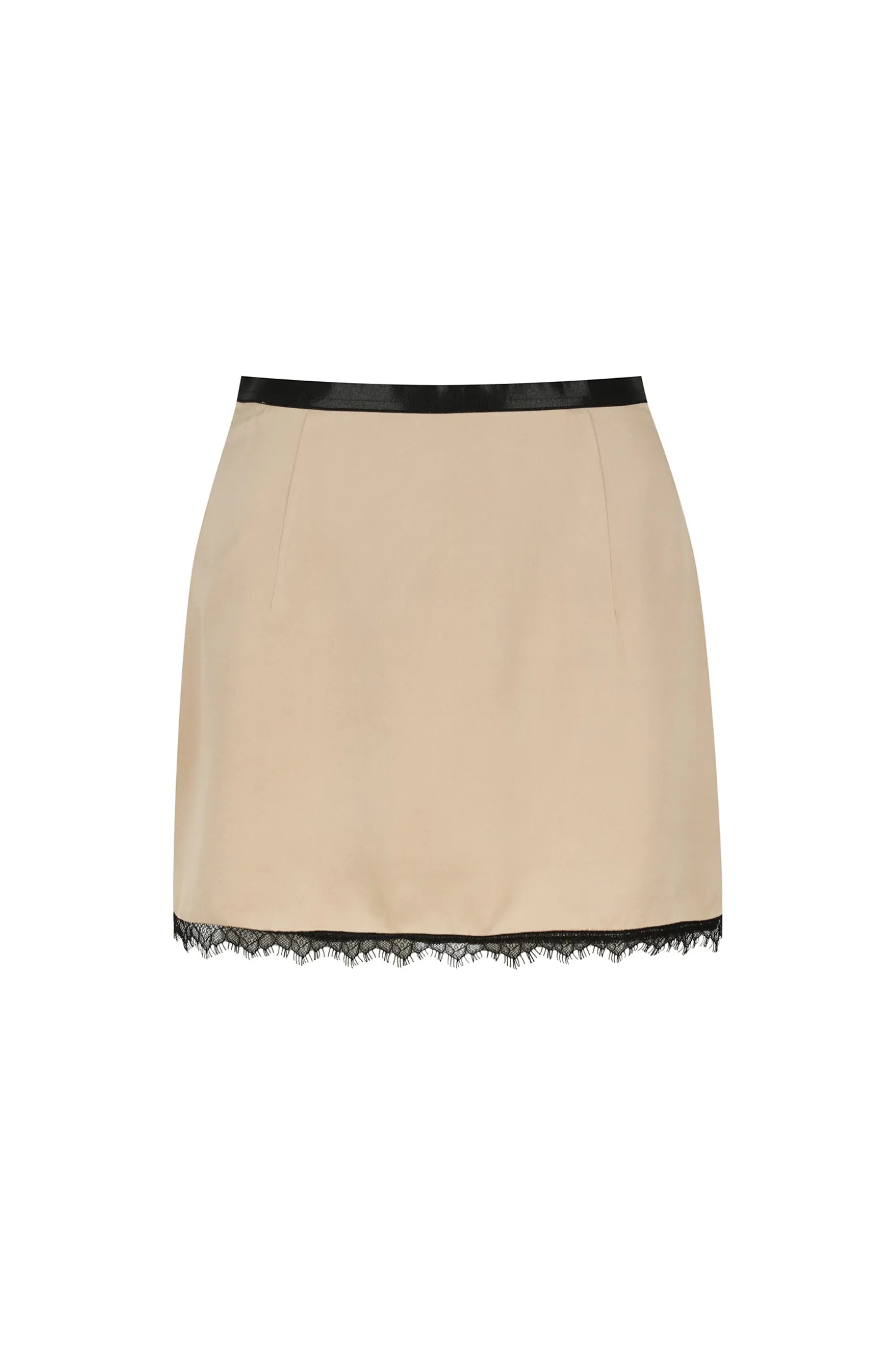 Baxter Lace Skirt Biscotti