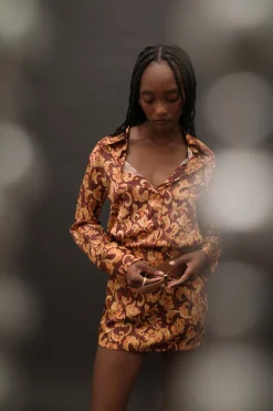 Cairo Shirt Paisley Rain
