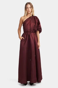 Carmen Dress Cabernet