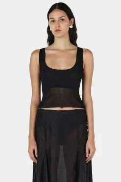Chivonne Knit Top Black