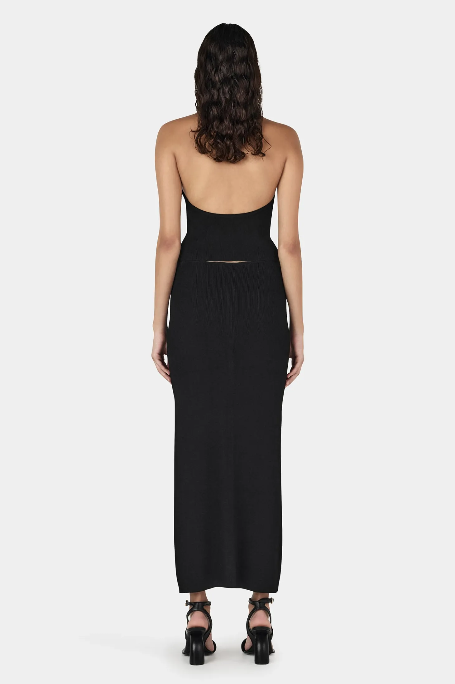 Ciao Knit Halter Black