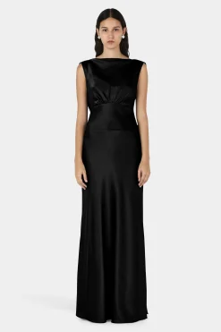 Clara Bias Dress Black