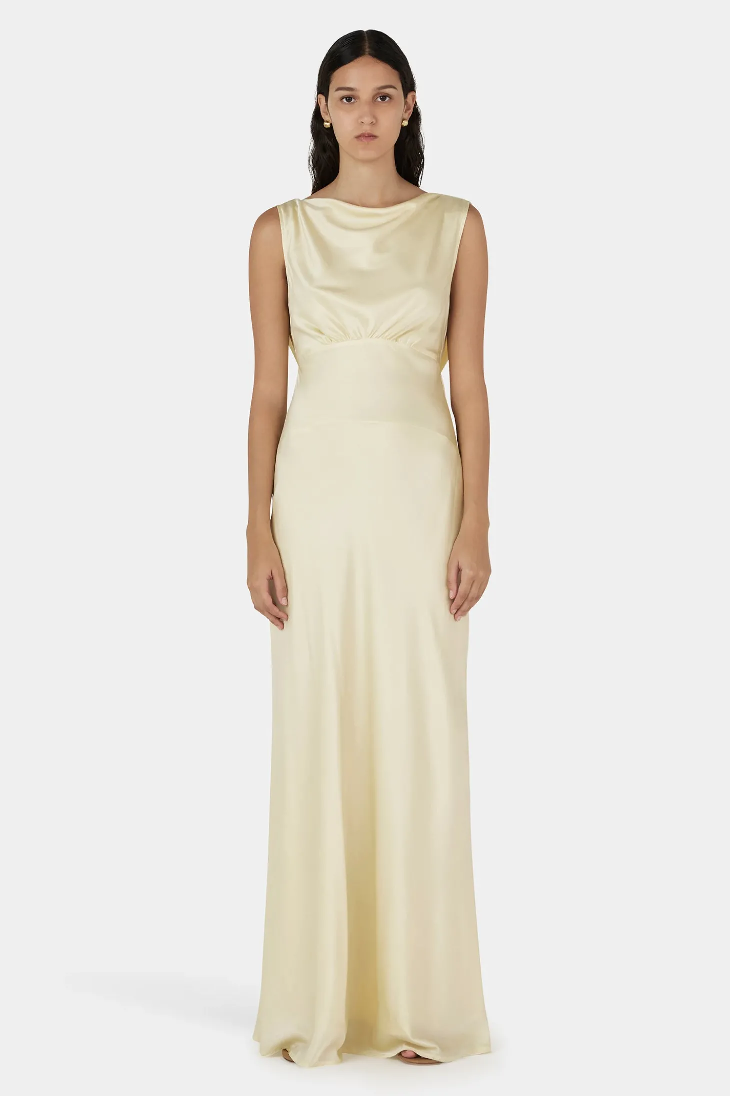 Clara Bias Dress Butter