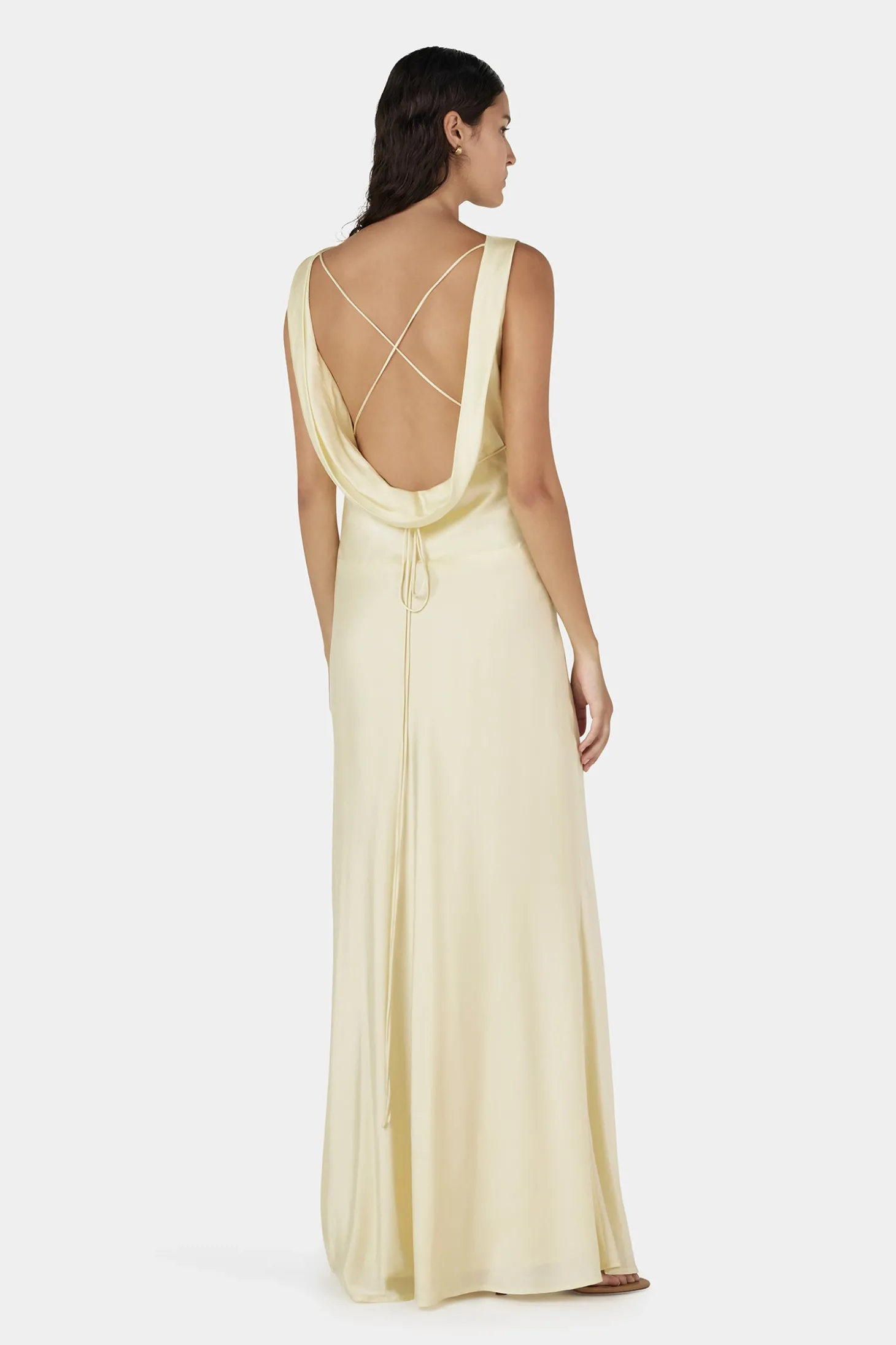 Clara Bias Dress Butter