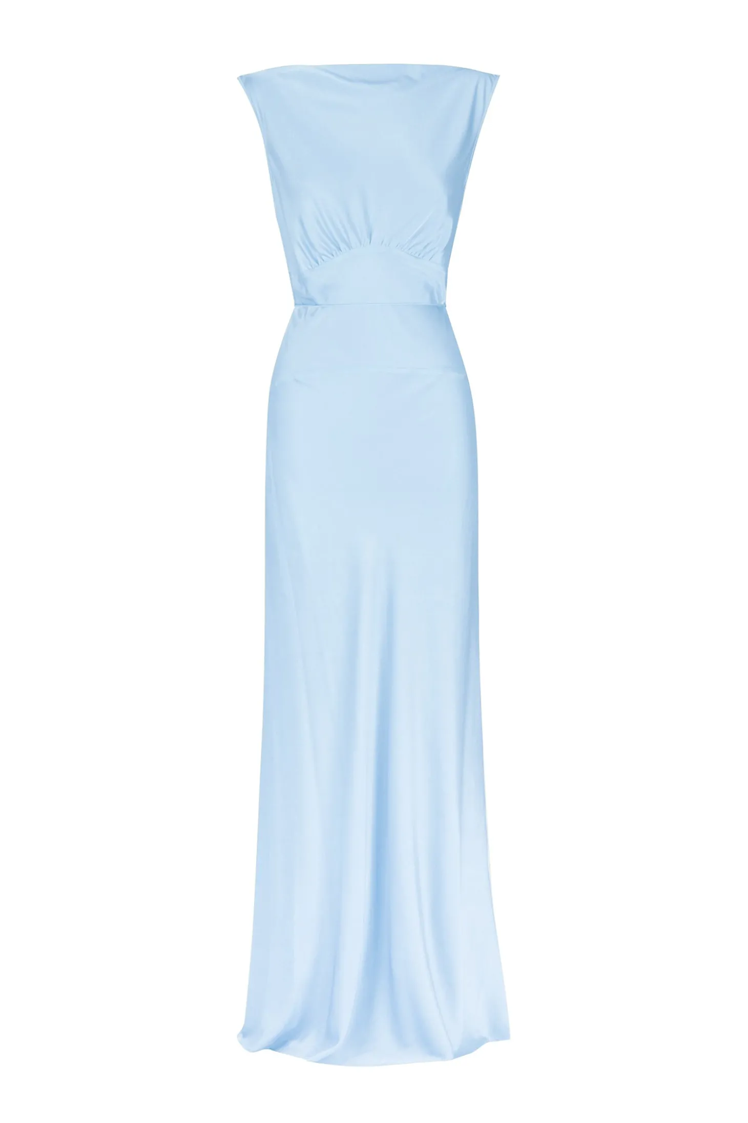 Clara Bias Dress Cornflower