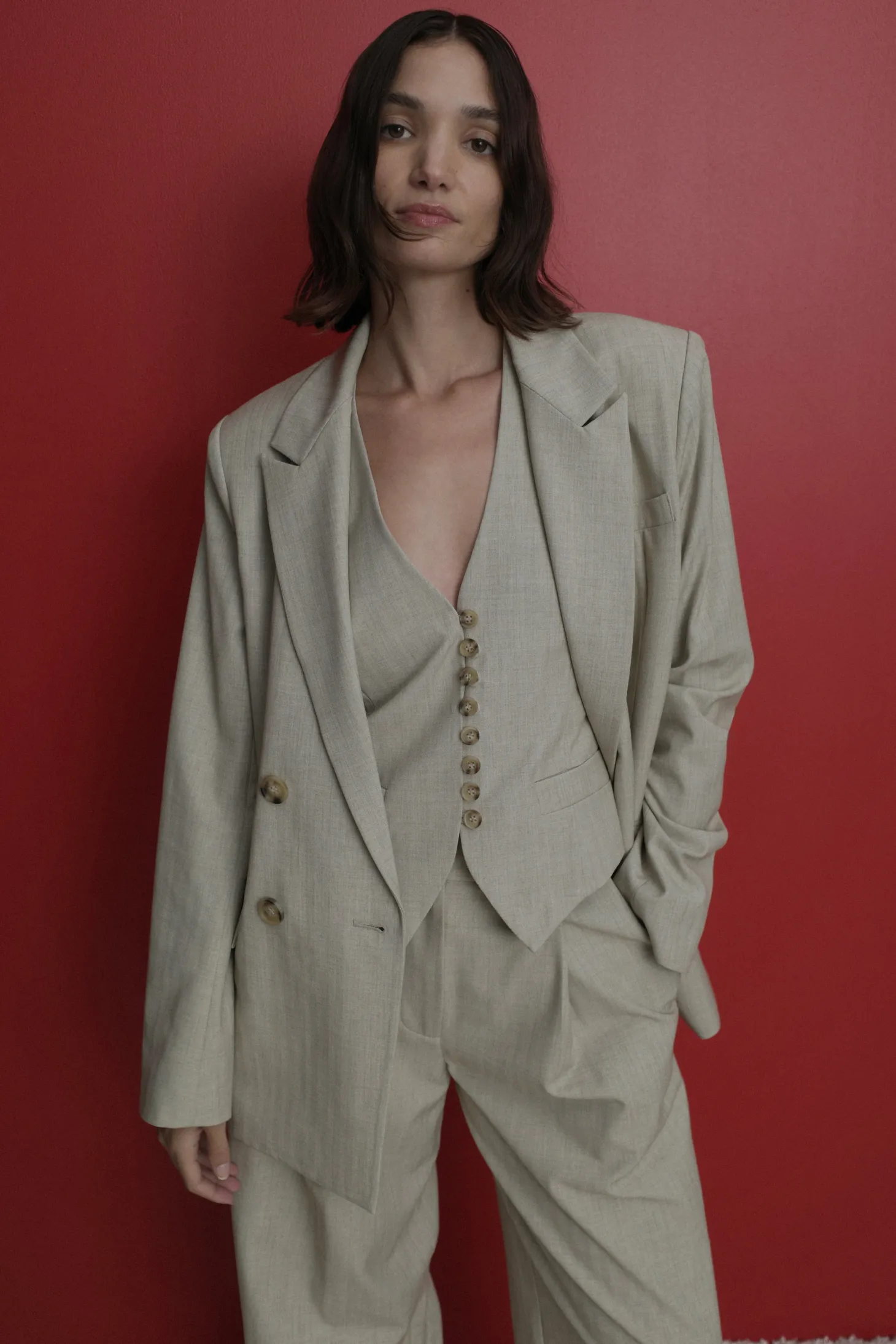 Classico Blazer Sandstone