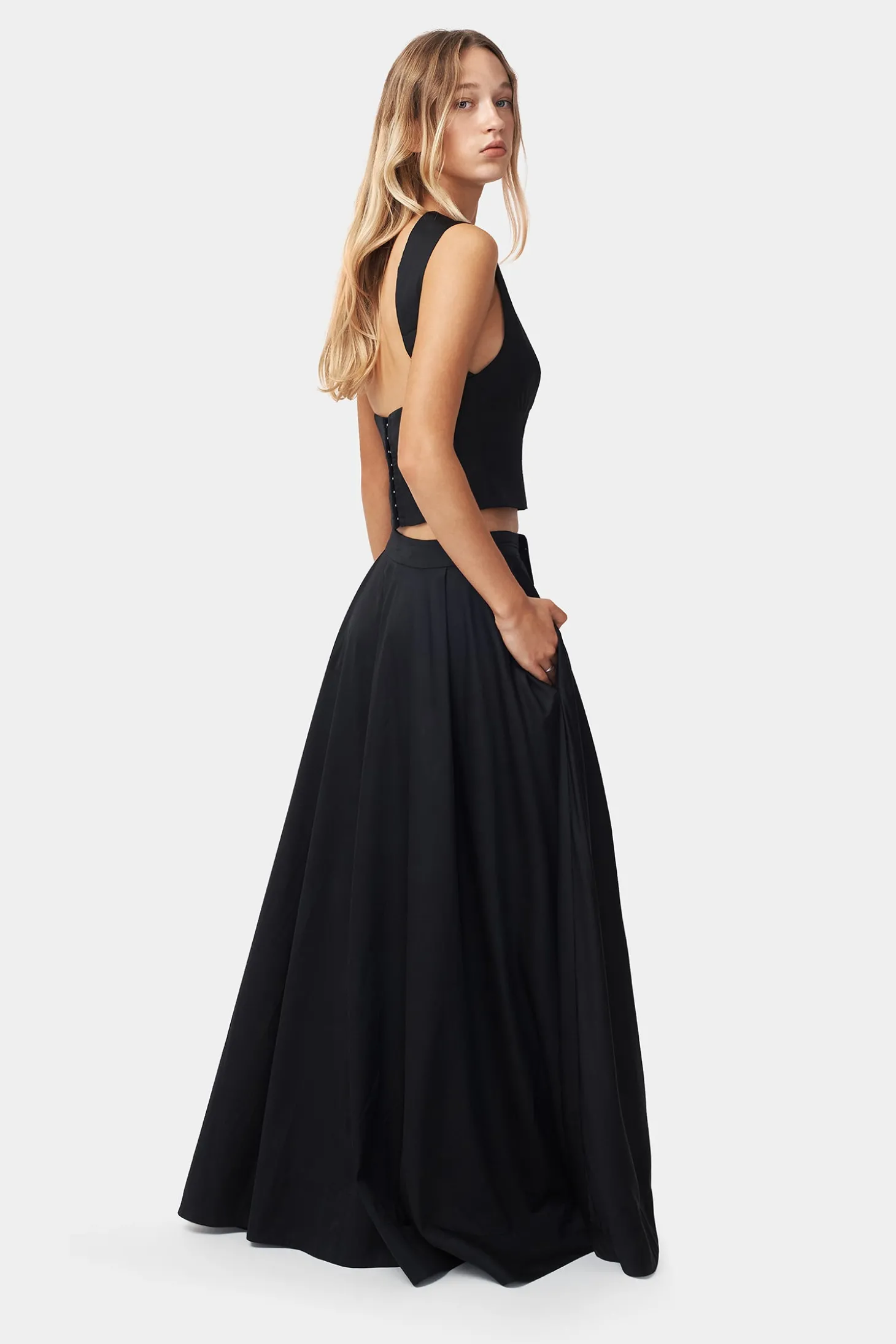 Clementine Bodice Black