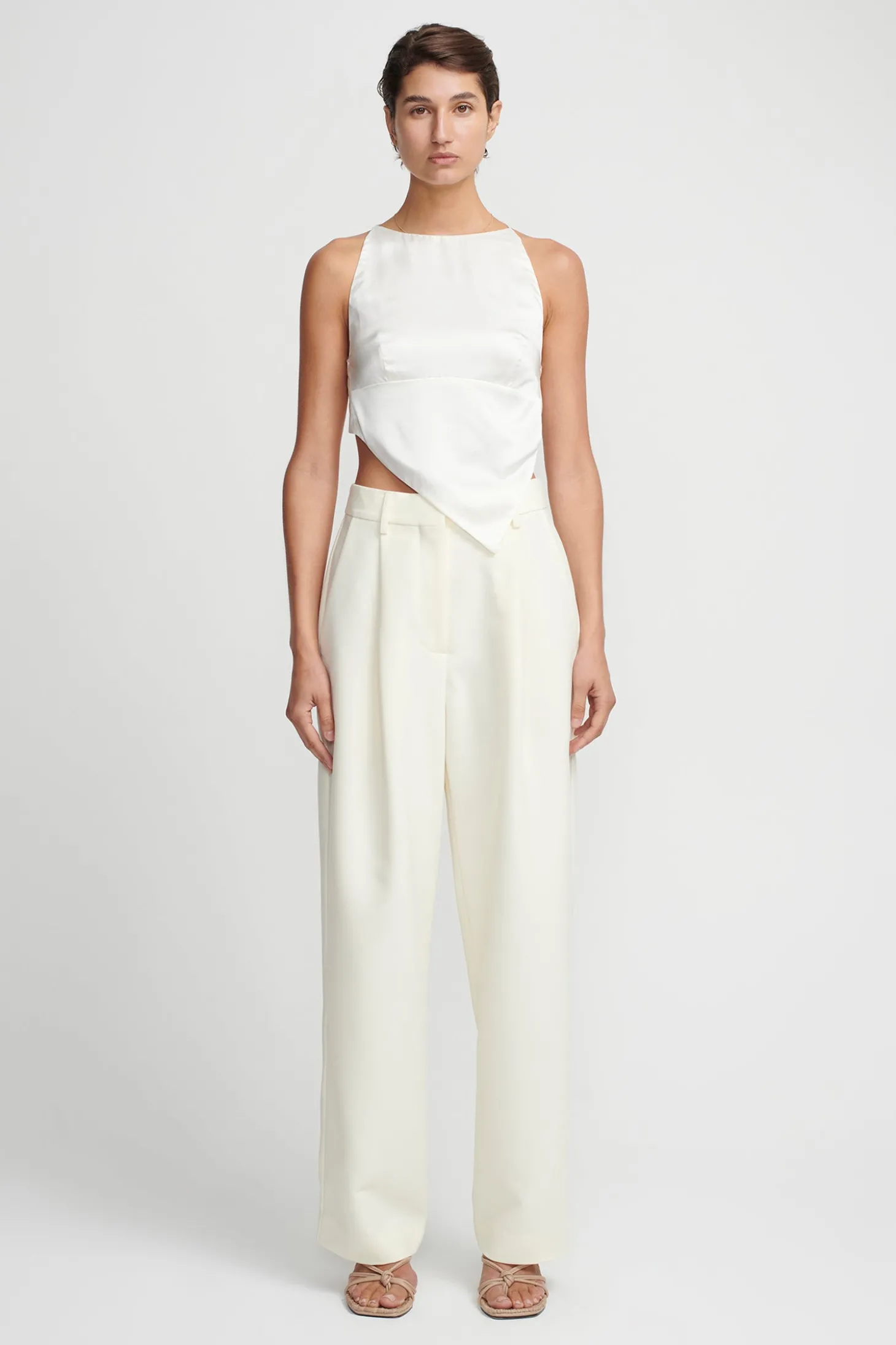 Clove Halter Top Ivory