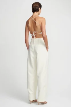 Clove Halter Top Ivory