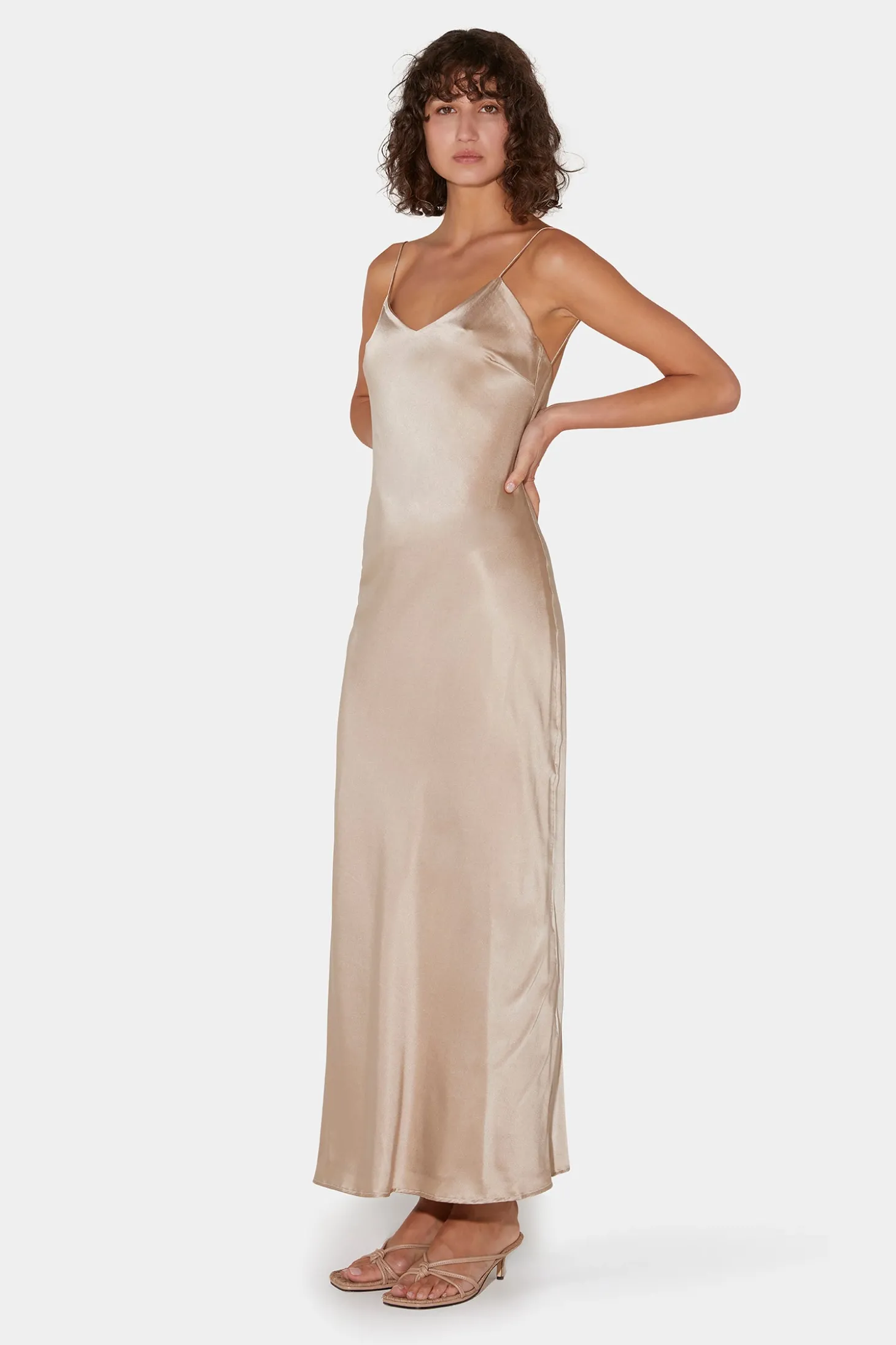 Dana Dress Almond