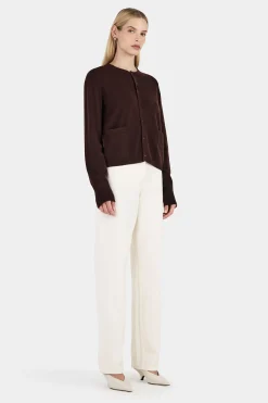 Dolly Cashmere Cardigan Cognac