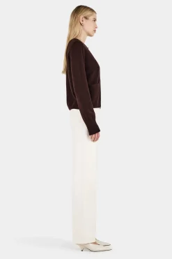 Dolly Cashmere Cardigan Cognac