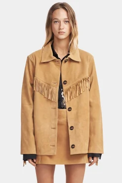 Duran Suede Jacket Caramel