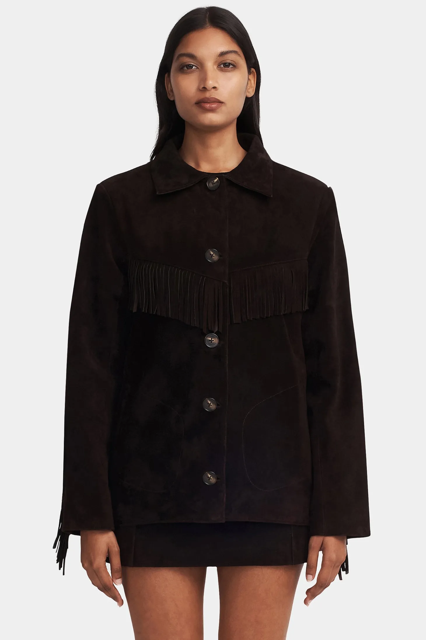 Duran Suede Jacket Carob