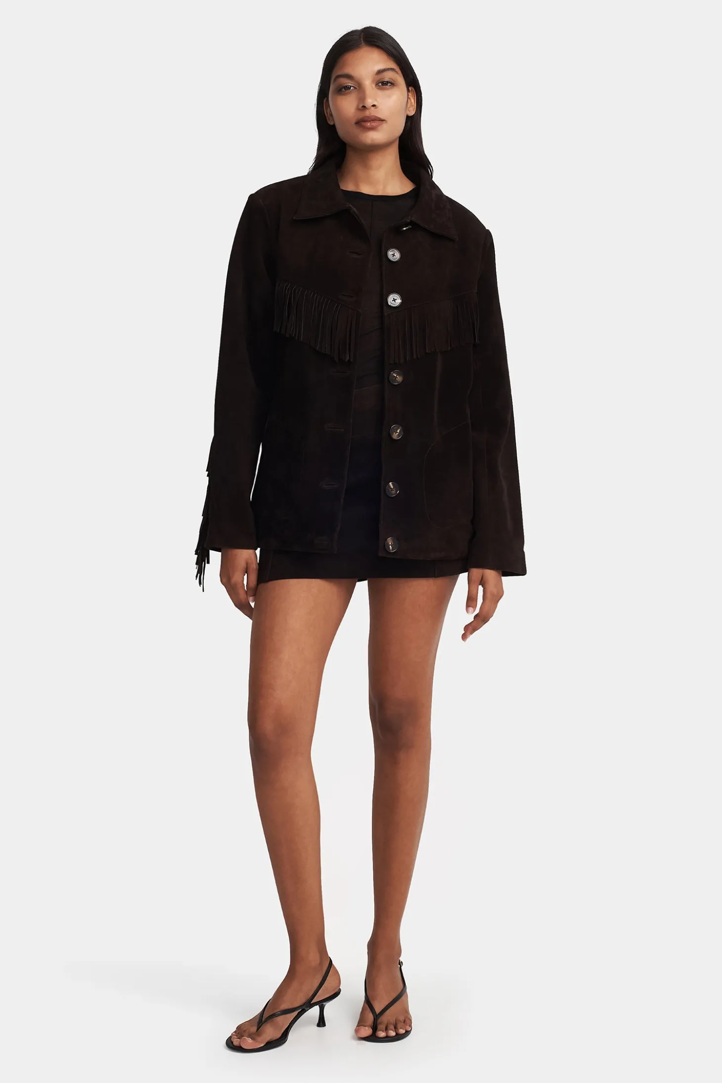 Duran Suede Jacket Carob
