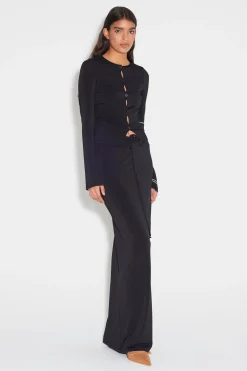Eileen Jersey Top Black