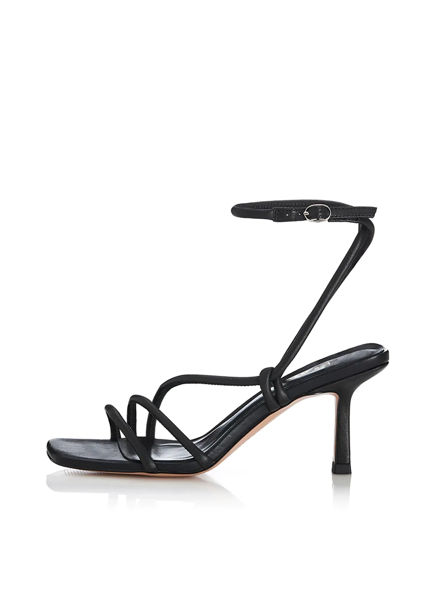 Ember Heel Black Leather