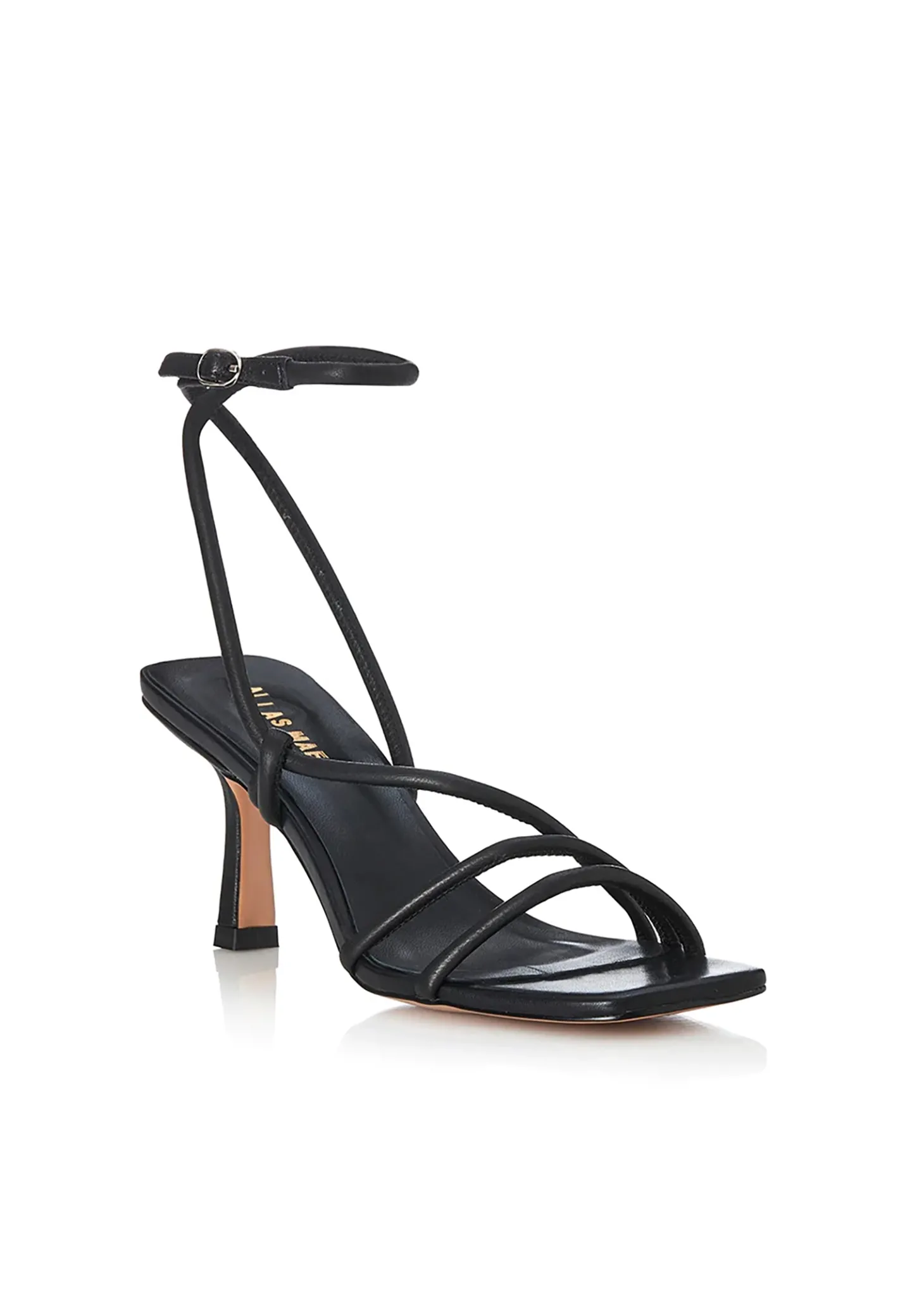 Ember Heel Black Leather