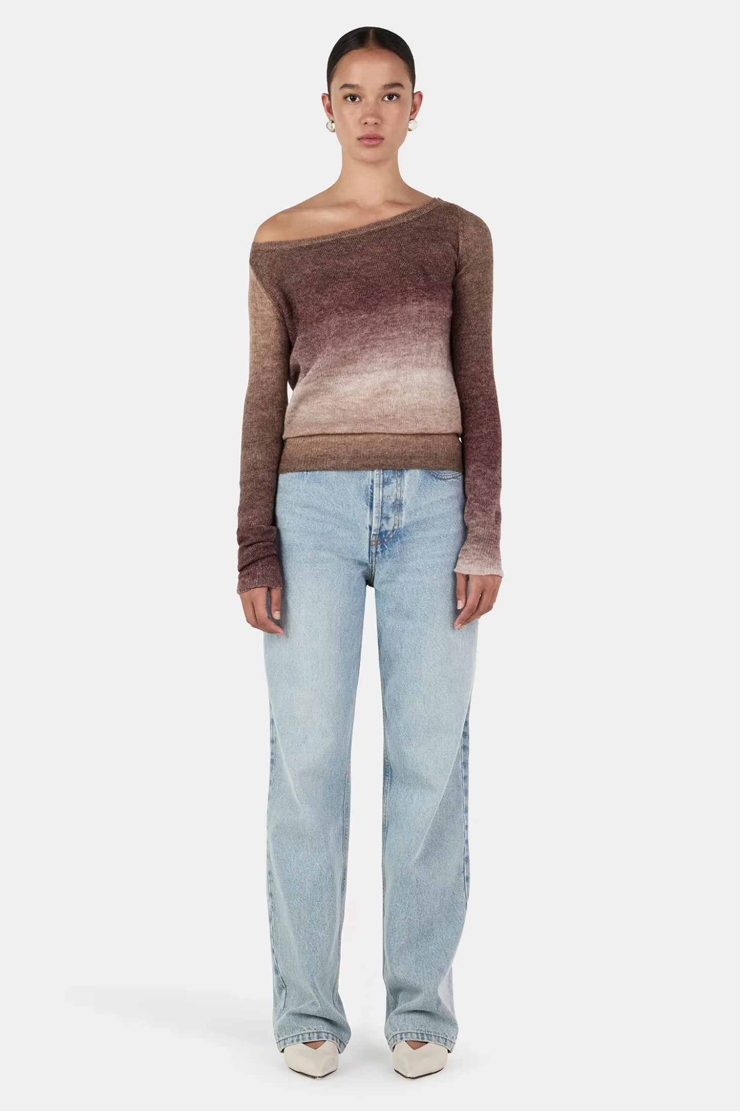 Emmy Knit Top Mocha Marle