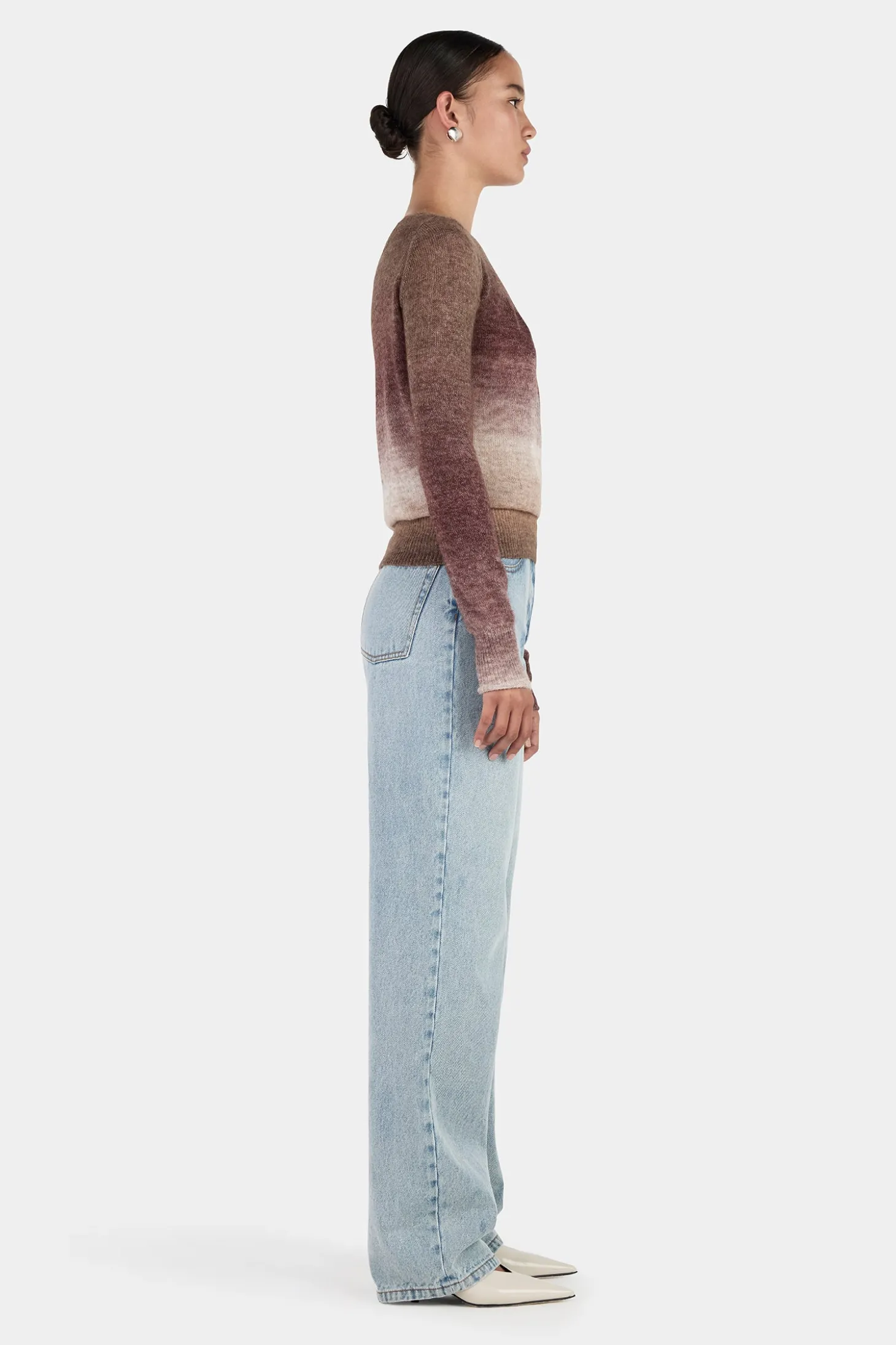 Emmy Knit Top Mocha Marle