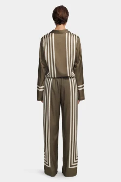 Empress Pant Moss Stripe