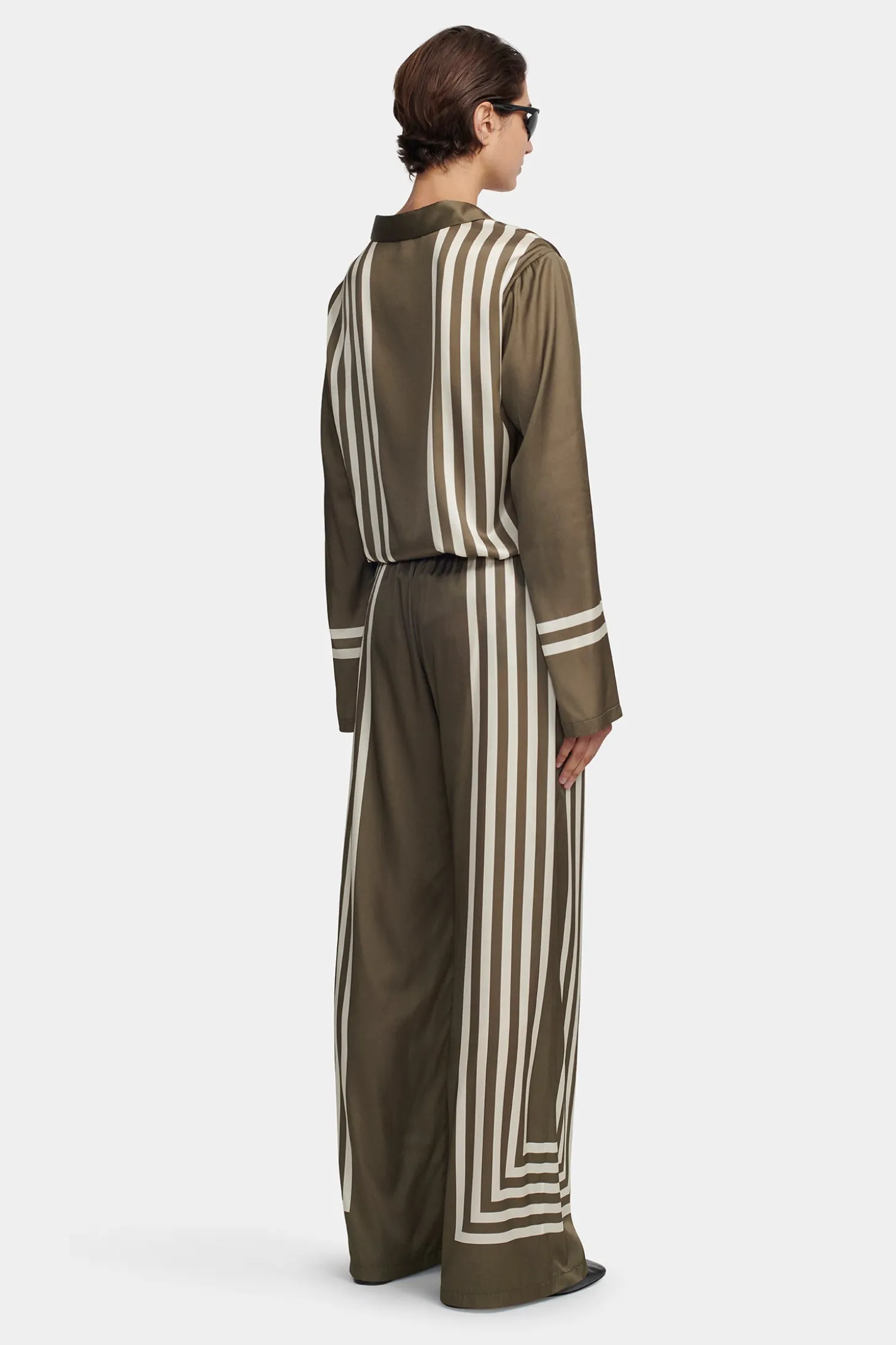 Empress Pant Moss Stripe