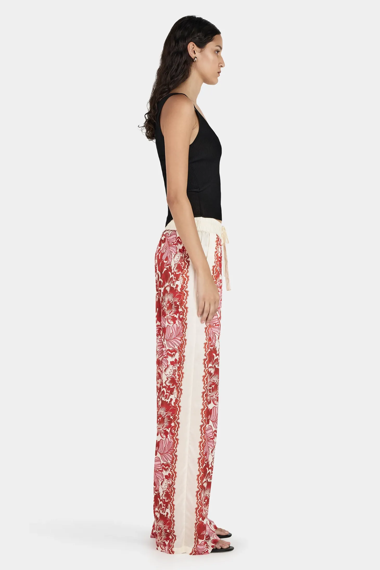 Empress Relaxed Pant Scarlet Garden