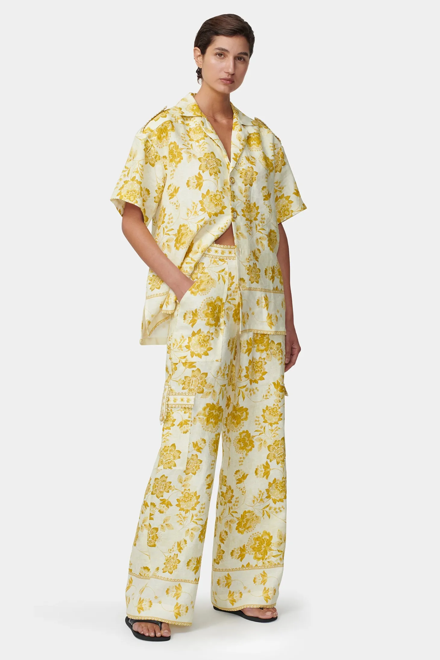 Esme Oversize Shirt Golden Nectar