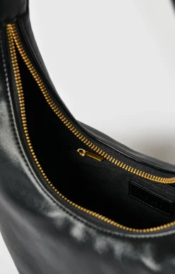 Everyday Croissant Bag Black