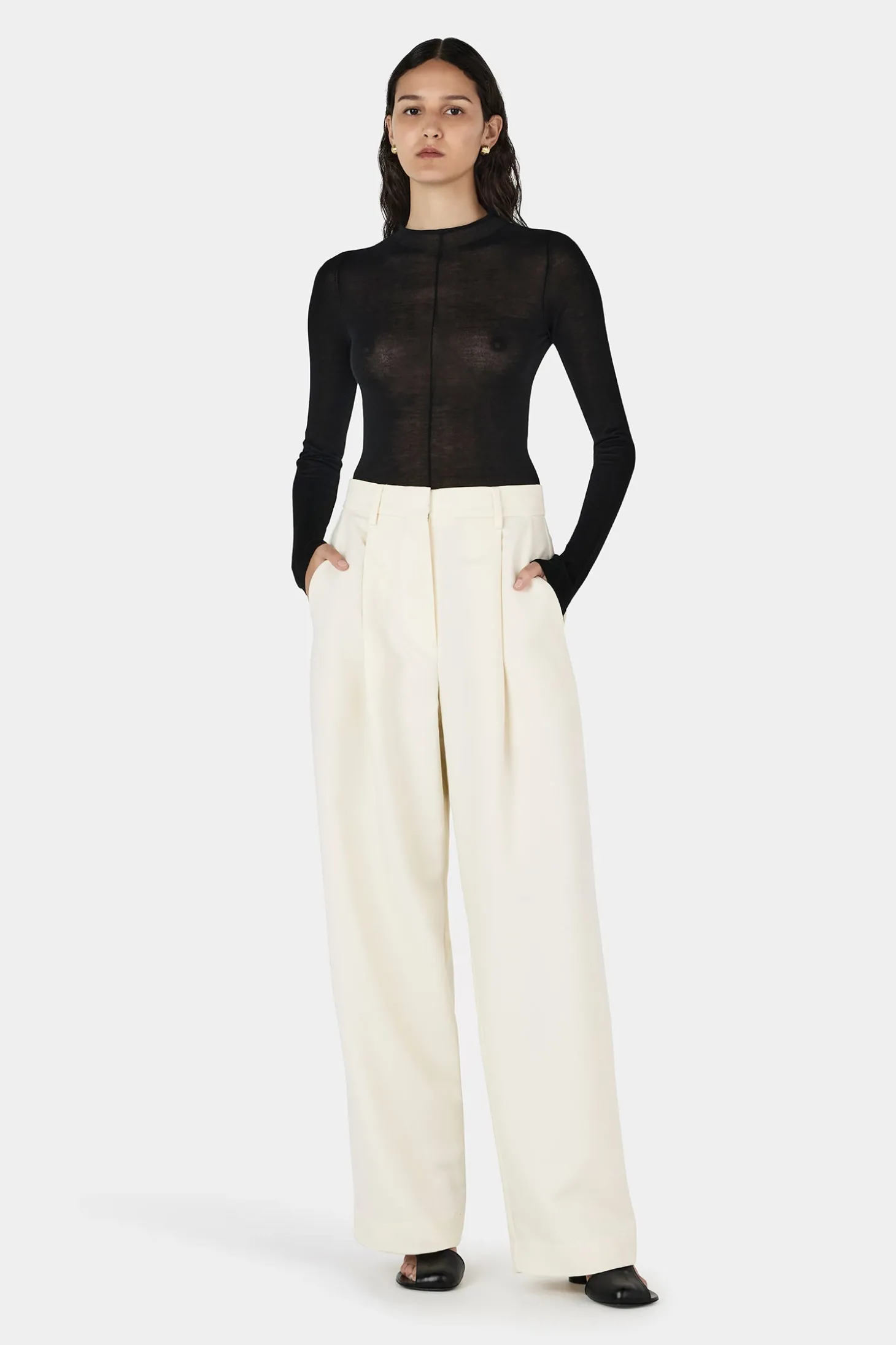 Farrah Knit Turtlneck Black