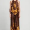 Favella Halter Top Choc Empress