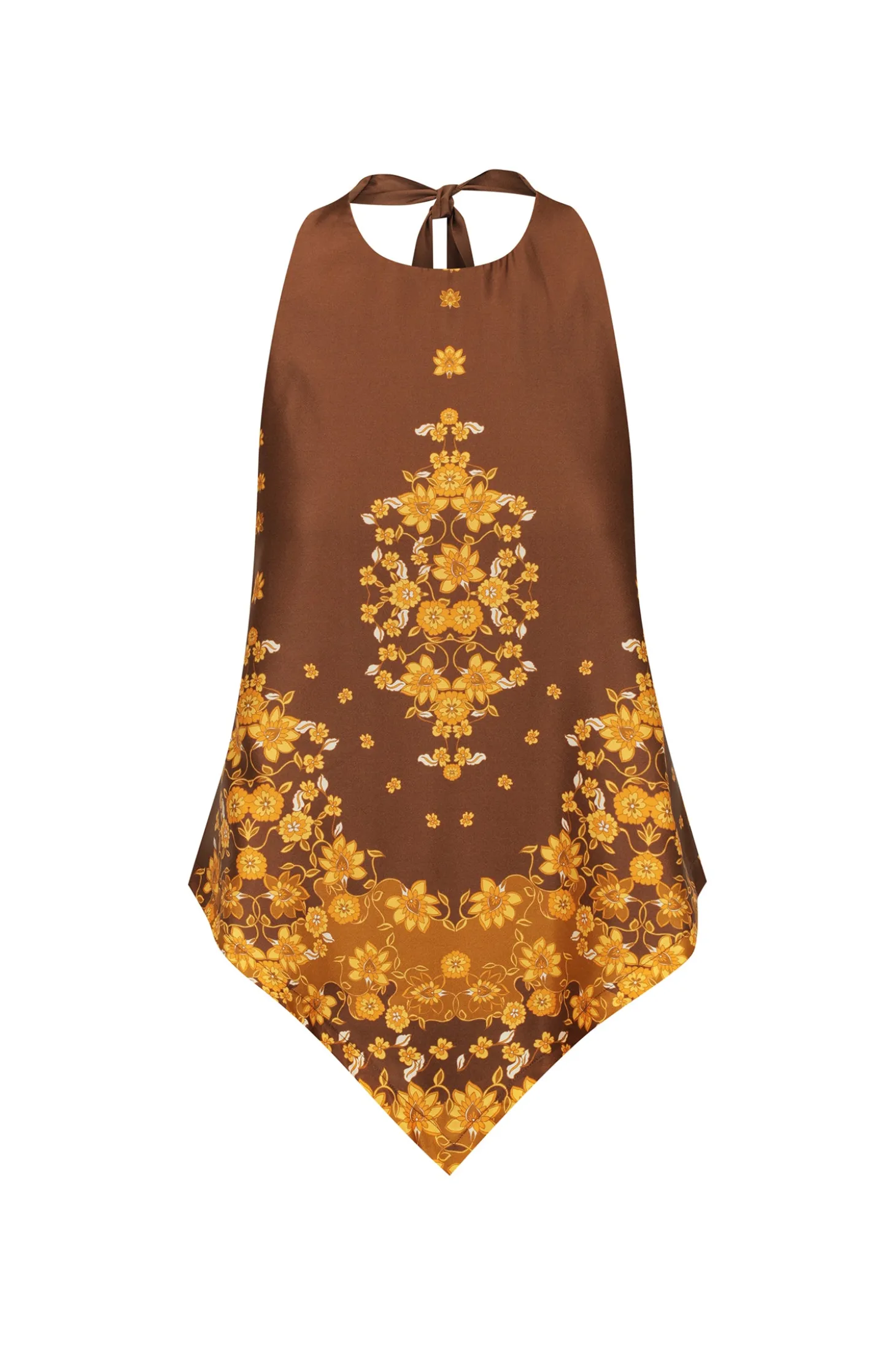Favella Halter Top Choc Empress