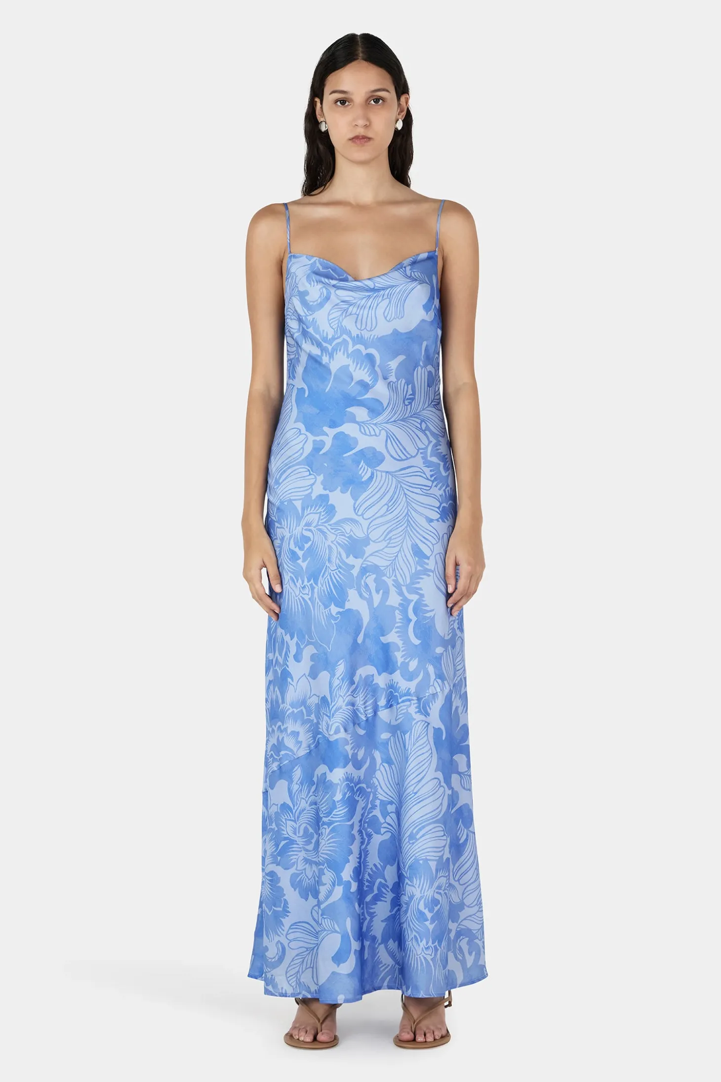 Florencia Midi Dress Blue Crush