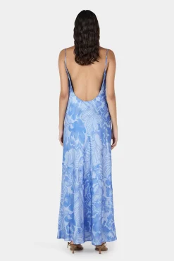 Florencia Midi Dress Blue Crush