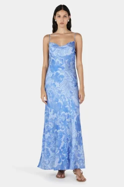 Florencia Midi Dress Blue Crush