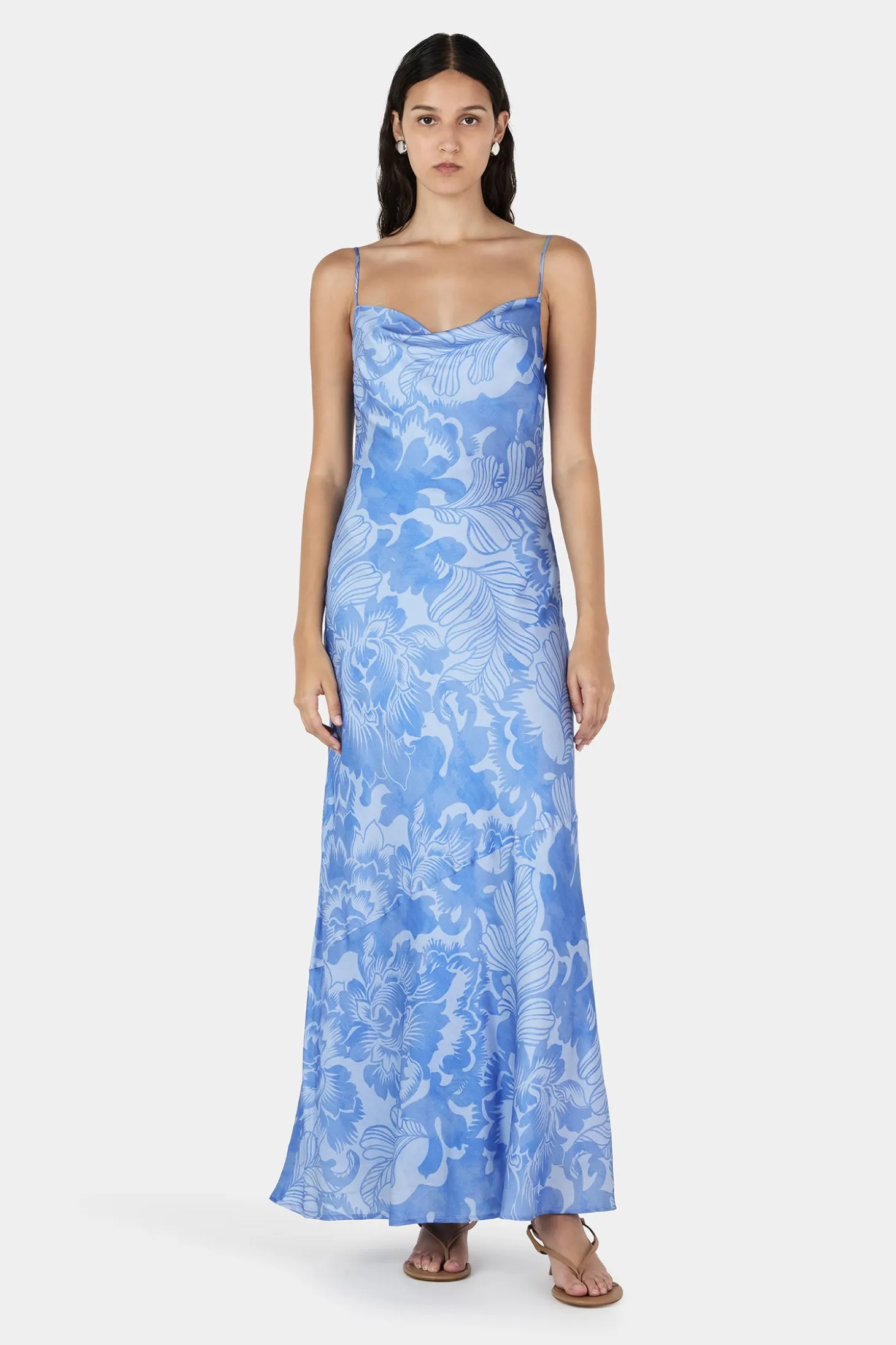 Florencia Midi Dress Blue Crush