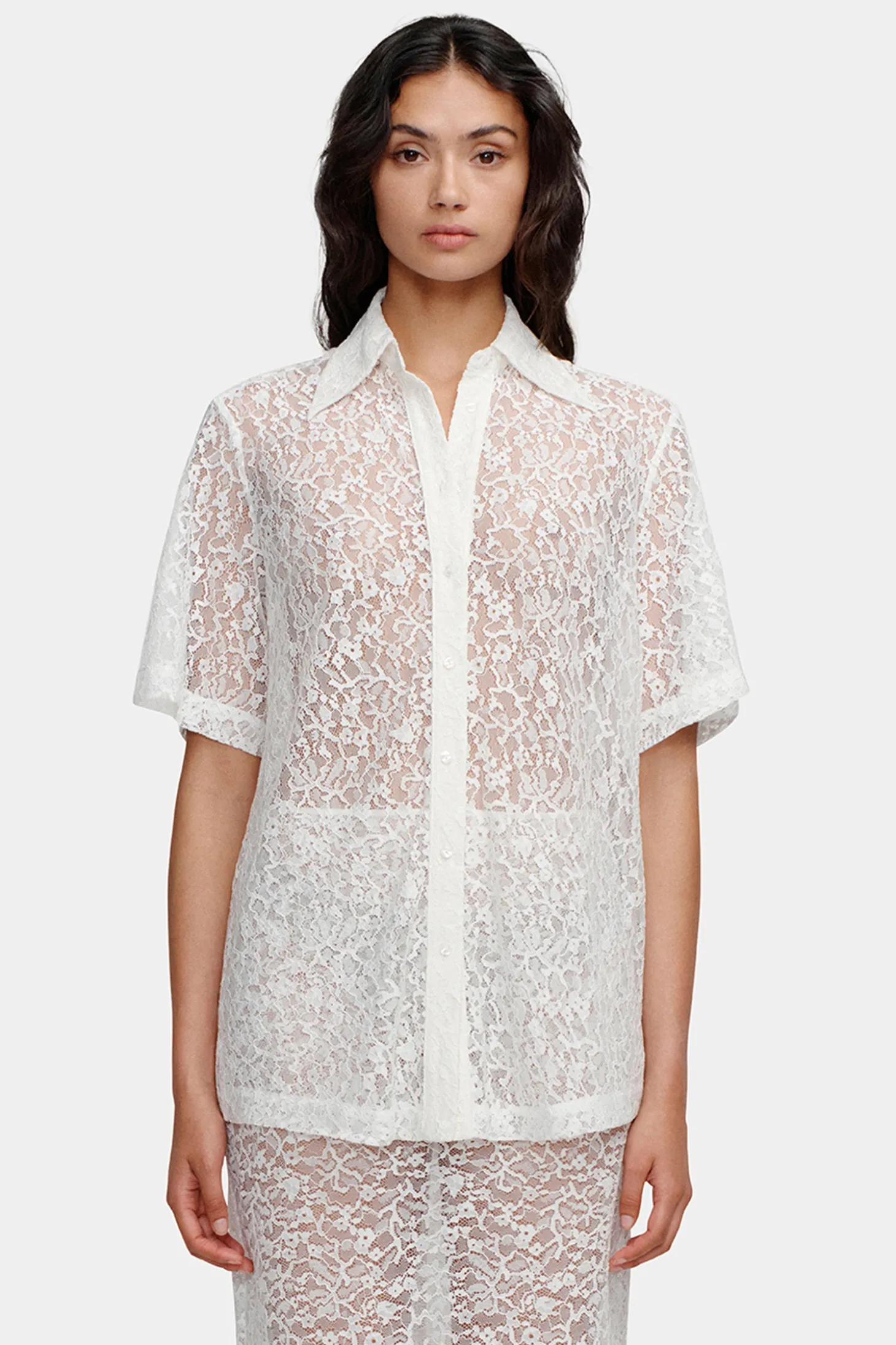 Gabrielle Shirt White