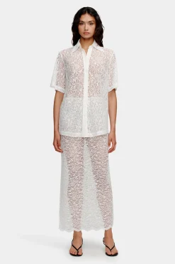 Gabrielle Shirt White