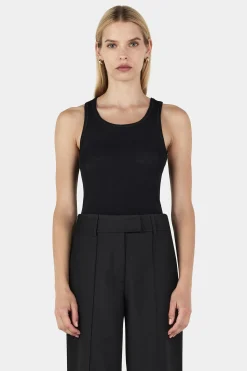 Gallow Wool Tank Black