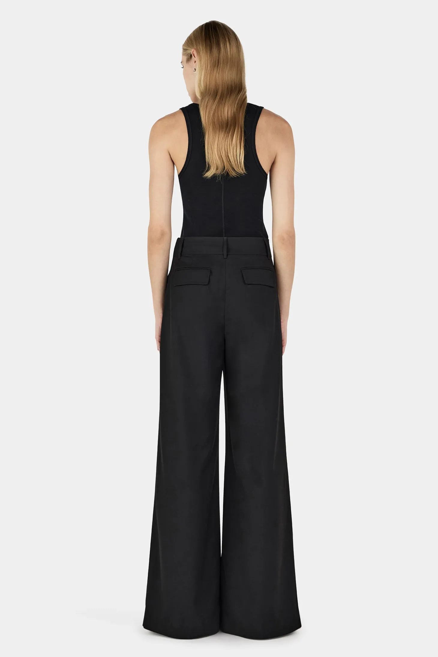 Gallow Wool Tank Black