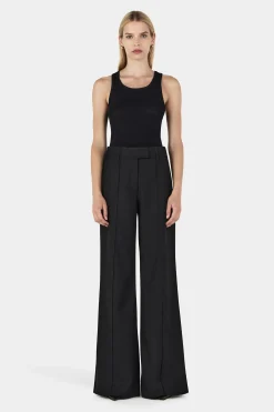 Gallow Wool Tank Black
